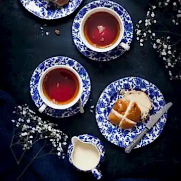 Blue Arden Teacup 187ml/0.33pt