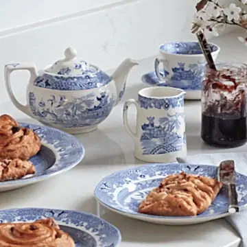 Blue Willow Teacup & Saucer
