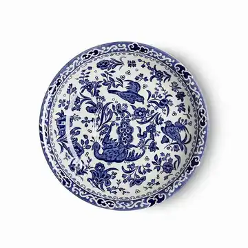 Breakfast Saucer - Blue Regal Peacock Breakfast Saucer