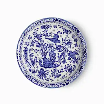 Breakfast Saucer - Blue Regal Peacock Breakfast Saucer Seconds