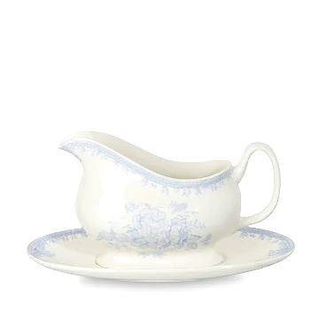 Gravy Boat & Stand - Blue Asiatic Pheasants Gravy Boat & Stand