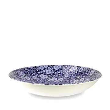 Pasta Bowl - Blue Calico Pasta Bowl 23cm/9"