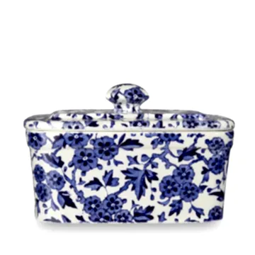 Rectangular Butter Dish - Blue Arden Rectangular Butter Dish 400g/1lb