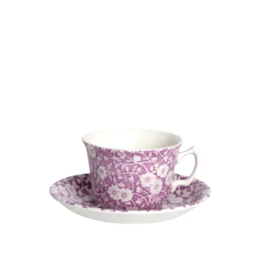 Blossom Calico Teacup & Saucer
