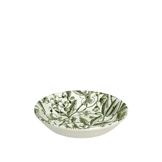 Burleigh Green Prunus Butter Pat 12cm/4.75"