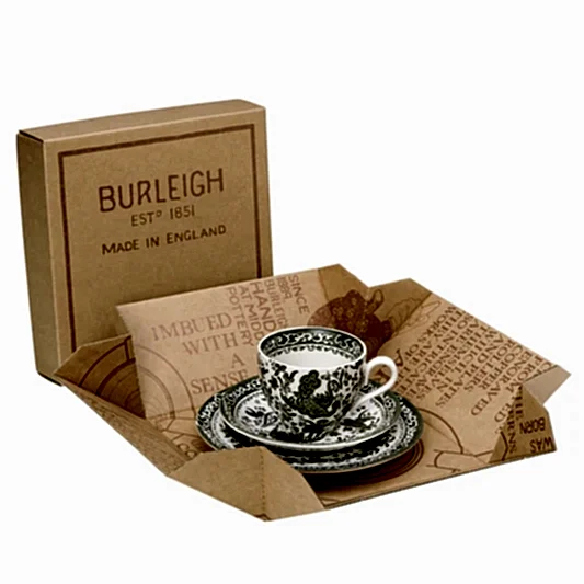 Green Regal Peacock Teacup Gift Set