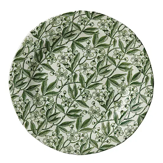 Green Prunus Plate 26.5cm/10.5"
