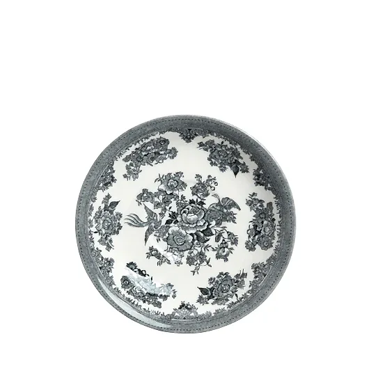 Black & White Asiatic Pheasants Breakfast Saucer