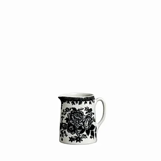 Black & White Asiatic Pheasants Mini Tankard Jug 160ml/0.25pt