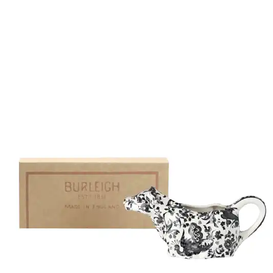 Black Regal Peacock Cow Creamer 150ml/0.25pt Gift Boxed