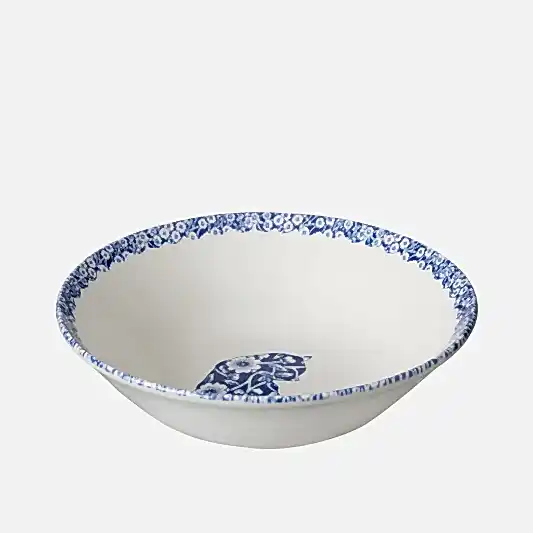 *Exclusive* Blue Calico Cat Cereal Bowl