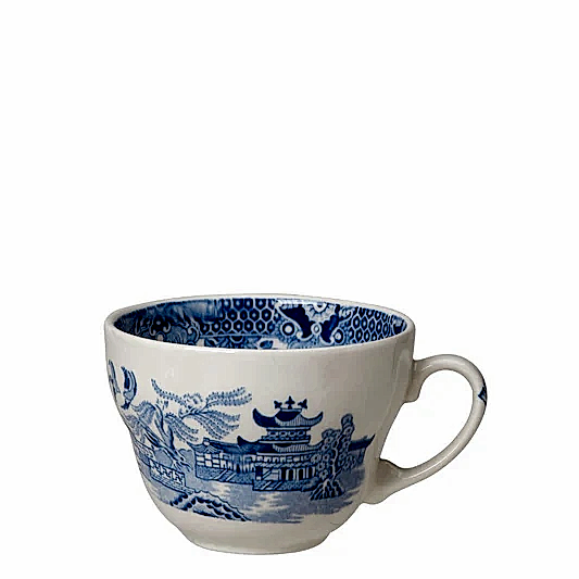 Blue Willow Breakfast Cup 425ml/0.75pt