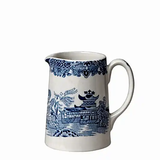 Blue Willow Small Tankard Jug 284ml/0.5pt