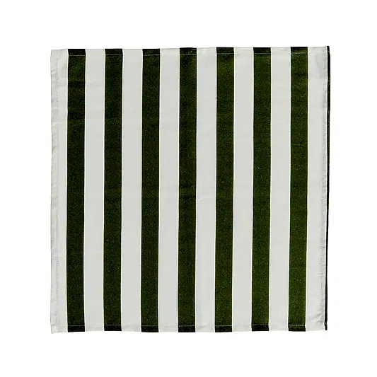 Burleigh x Bedeck of Belfast Green Hibiscus Napkins, Set of 4