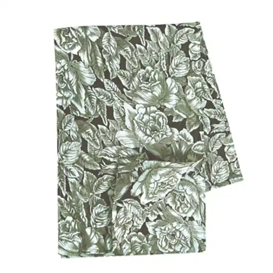 Burleigh x Bedeck of Belfast Green Hibiscus Table Runner
