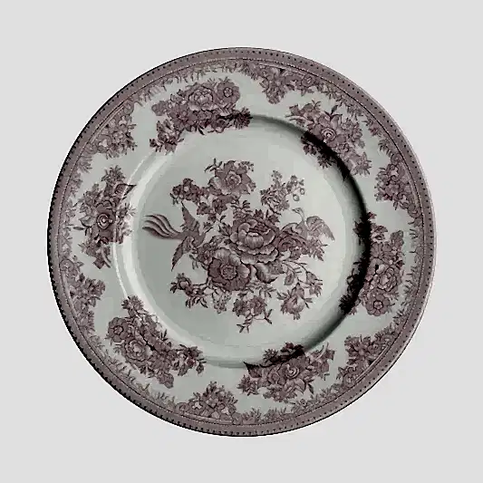 Pink Asiatic Pheasants Plate 22cm/8.75" Seconds