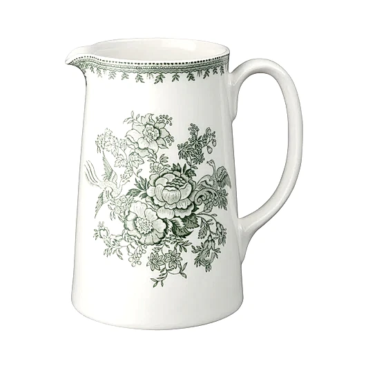 Green Asiatic Pheasants Large Tankard Jug