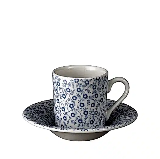 Blue Felicity Espresso Cup And Saucer