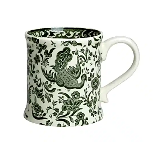 Green Regal Peacock Footed Mug 300ml Seconds