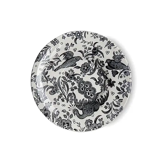 Espresso Saucer - Black Regal Peacock Espresso Saucer