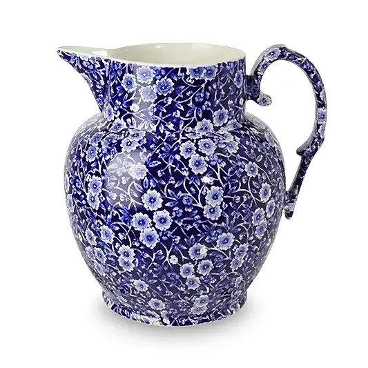 Etruscan Jug - Blue Calico Large Etruscan Jug 2.2ltr/4pt