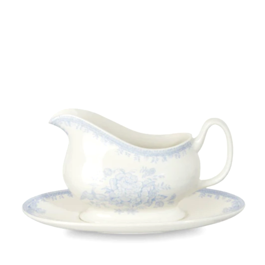 Gravy Boat & Stand - Blue Asiatic Pheasants Gravy Boat & Stand