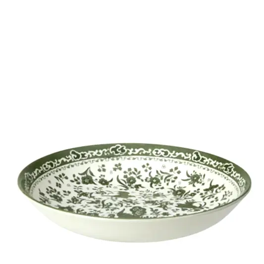 Green Regal Peacock Pasta Bowl 23cm