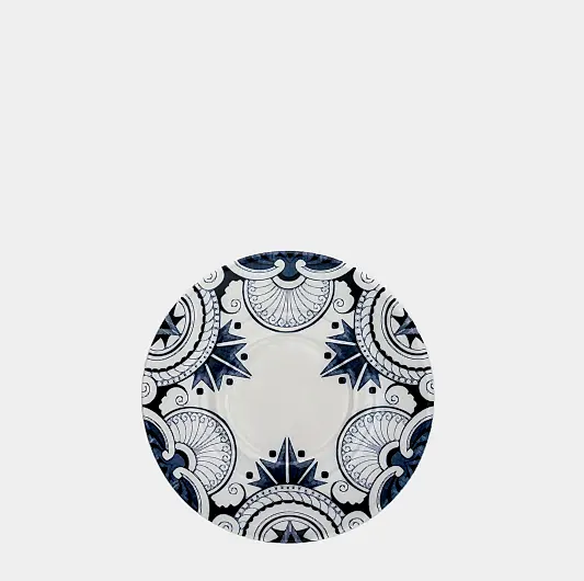 Ink Blue Palisade Espresso Saucer