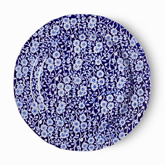 Plate - Blue Calico Plate 26.5cm/10.5"