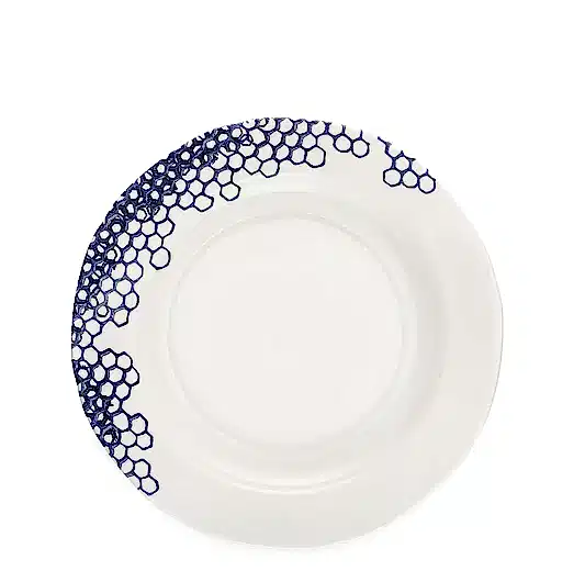 Ink Blue Pollen Plate 26.5cm